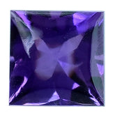 AFRICAN AMETHYST BUFFTOP PRINCESS CUT SQUARE 6MM (AA) 1.26 Cts.
