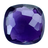 AFRICAN AMETHYST IRREGULAR BRIOLETTE (AAA/HI) CUSHION 12MM 6.20 Cts.