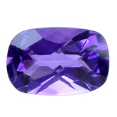 AFRICAN AMETHYST CHECKER CUT CUSHION 6X4MM 0.48 Cts.