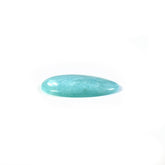 AMAZONITE PERUVIAN PLAIN CAB (FLAT BOTTOM) EGG OVAL (A\OPAQUE) 26.00X20.00 MM 15.68 Cts.