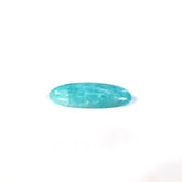 AMAZONITE PERUVIAN PLAIN CAB (FLAT BOTTOM) EGG OVAL (AAA\OPAQUE) 26.00X20.00 MM 15.75 Cts.