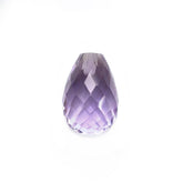 BRAZIL AMETHYST FACETD DROP (LIGHT\CLEAN) 10.00X7.00 MM (H/D_0.75_*_RD) 3.30 Cts.