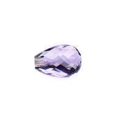 BRAZIL AMETHYST FACETD DROP (LIGHT\CLEAN) 10.00X7.00 MM (H/D_0.75_*_RD) 3.30 Cts.