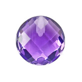 BRAZIL AMETHYST CHECKER BRIOLETTE ROUND (DARK\SI) 8.00X8.00 MM (H/D_0.50MM_*_RD) 2.01 Cts.