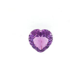 AMETHYST BRAZIL CONCAVE CUT EYECLEAN HEART (LIGHT/) 16.00X12.00 MM 13.04 Cts.