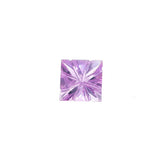 AMETHYST BRAZIL CHECKER PRINCESS BACK LAZER EYE CLEAN SQUARE (MEDIUM/) 10.00X10.00 MM 4.00Cts.