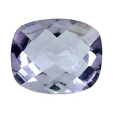 AMETHYST PINK CUSHION CHECKER CUT (AA/CLEAN) 12.00X10.00 MM 3.48 Cts