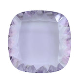 AMETHYST PINK CUSHION FLAT PLATE CONCAVE CUT (A/CLEAN) 12.00X12.00 MM 4.44Cts