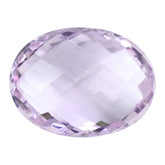 AMETHYST PINK OVAL CHECKER BRIOLETTE (AA/CLEAN) 16.00X12.00 MM 8.10 Cts