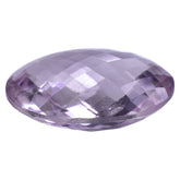 AMETHYST PINK OVAL CHECKER BRIOLETTE (AA/CLEAN) 16.00X12.00 MM 8.10 Cts