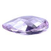 AMETHYST PINK PEAR CHECKER BRIOLETTE (AAA/CLEAN) 14.00X10.00 MM 4.21 Cts