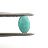 BLUE AMAZONITE PLAIN TUMBLE (FULL DRILL) 6X4MM 0.57 Cts.