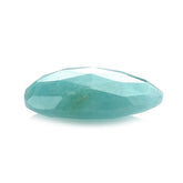 AMAZONITE ROSE CUT BRIOLETTE PEARISH 14X10MM 3.51 Cts.