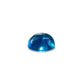 NEON BLUE APATITE PLAIN ROUND CAB (HI) 5MM 0.58 Cts.