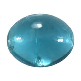 PARAIBA APATITE PLAIN OVAL CAB (HI) 10.00X8.00 MM 3.11 Cts.