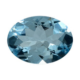 AQUAMARINE CUT OVAL (A++) 7X5MM 0.73 Cts.