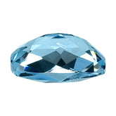 AQUAMARINE CHECKER CUT CUSHION (A++) 7X5MM 0.90 Cts.