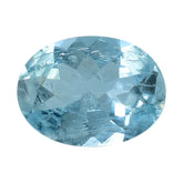 AQUAMARINE CUT OVAL (A++) 8X6MM 1.03 Cts.
