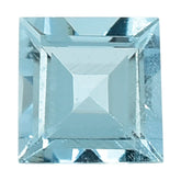 AQUAMARINE CUT SQUARE (A++) 4MM 0.28 Cts.