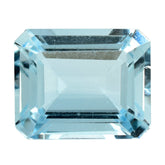 AQUAMARINE CUT OCTAGON (A++/SI) 10X8MM 3.06 Cts.