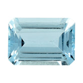 AQUAMARINE CUT OCTAGON (A++) 7X5MM 0.93 Cts.