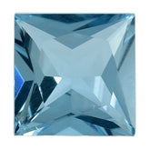 AQUAMARINE PRINCESS CUT SQUARE (A++) 7MM 1.29 Cts.