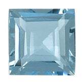 AQUAMARINE CUT SQUARE (A++) (SI) 3MM 0.14 Cts.