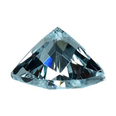 AQUAMARINE CHCKER CUT TRILLION (C/SI) 8MM 1.60 Cts.