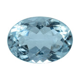 AQUAMARINE CUT OVAL (A/HI) 7X5MM 0.73 Cts.
