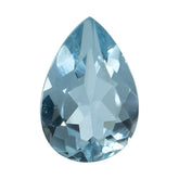 AQUAMARINE CUT PEAR (A) 6X4MM 0.38 Cts.