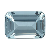 AQUAMARINE CUT OCTAGON (C) 6X4MM 0.53 Cts.