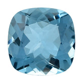 AQUAMARINE CUT CUSHION (A++++) 7MM 1.22 Cts.