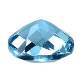 AQUAMARINE CHECKER CUT CUSHION (A++++) 6MM 0.79 Cts.