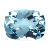 AQUAMARINE CHECKER CUT CUSHION (A) 8X6MM 1.30 Cts.