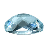 AQUAMARINE CHECKER CUT CUSHION (A) 8X6MM 1.30 Cts.
