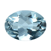 AQUAMARINE CUT OVAL (C) 7X5MM 0.80 Cts.