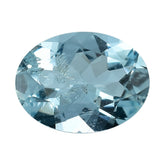 AQUAMARINE CUT OVAL (A) (WINDOW) 8X6MM 1.02 Cts.