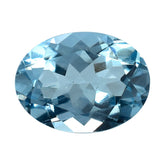 AQUAMARINE CUT OVAL (A+) 8X6MM 1.14 Cts.