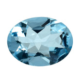 AQUAMARINE CUT OVAL (A++) (WINDOW) 8X6MM 0.94 Cts.