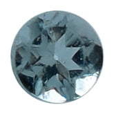 AQUAMARINE CUT ROUND (A+) 1MM 0.01 Cts.
