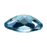 AQUAMARINE CHECKER CUT OVAL (A+++/SI) 7X5MM 0.66 Cts.