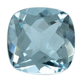 AQUAMARINE CUT CUSHION (B) 7MM 1.34 Cts.