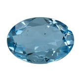 AQUAMARINE CUT OVAL (A++/SI) (WINDOW) 7X5MM 0.62 Cts.