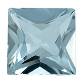 AQUAMARINE PRINCESS CUT SQUARE (C) 8MM 1.80 Cts.