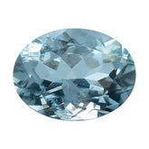 AQUAMARINE CUT OVAL (B/SI) 8X6MM 1.20 Cts.