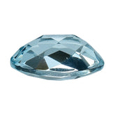 AQUAMARINE CHECKER CUT OVAL (B/SI) 7X5MM 0.65 Cts.