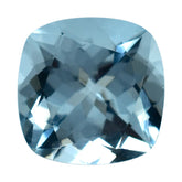 AQUAMARINE CUT CUSHION (B/SI) 8MM 2.10 Cts.