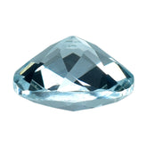 AQUAMARINE CHECKER CUT CUSHION (B/SI) 8MM 1.95 Cts.
