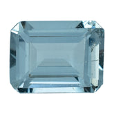 AQUAMARINE CUT OCTAGON (B/SI) 9X7MM 1.90 Cts.