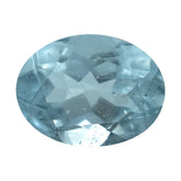 AQUAMARINE CUT OVAL (C/SI) (TRANSLUCENT) 8X6MM 1.35 Cts.